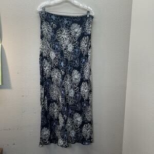 Old Navy Women’s Vintage Y2K Floral Maxi‎ Skirt size 10 Dark Romantic Whimsigoth